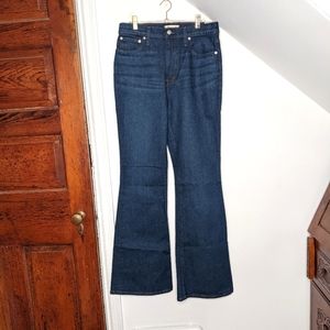 Madewell Dark Blue Flare Jeans